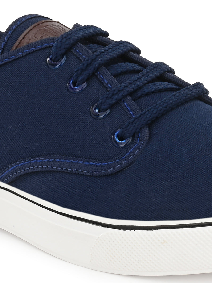 Mens blue cheap canvas sneakers