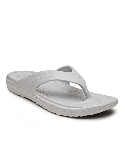 Light Grey Solid EVA Slip-On Slipper For Women