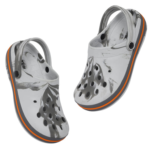 Load image into Gallery viewer, Glitchwave Men&#39;s Clogs (Printed Grey)
