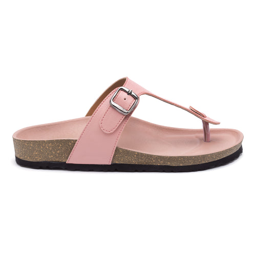 Load image into Gallery viewer, Women&#39;s Outdoor Stylish Pink Synthetic Leather Casual Sandal
