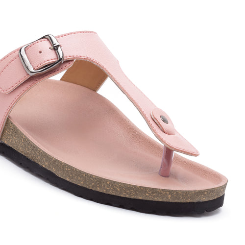 Load image into Gallery viewer, Women&#39;s Outdoor Stylish Pink Synthetic Leather Casual Sandal
