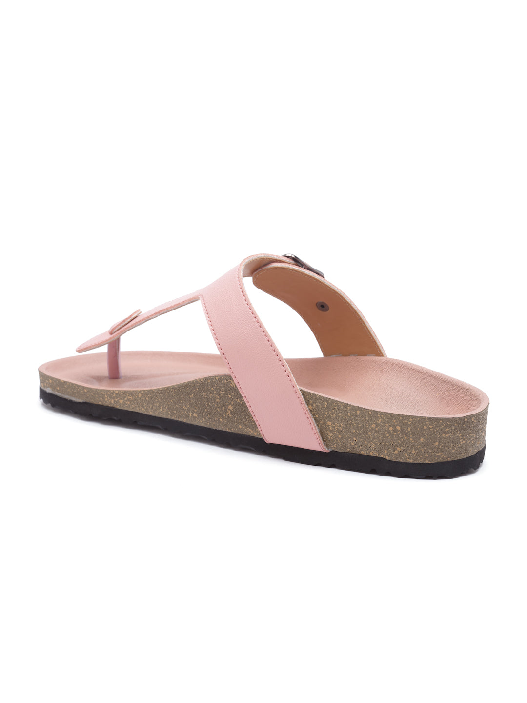 Women's Outdoor Stylish Pink Synthetic Leather Casual Sandal