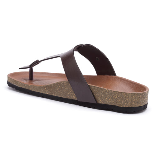 Load image into Gallery viewer, Women&#39;s Outdoor Stylish Brown Synthetic Leather Casual Sandal
