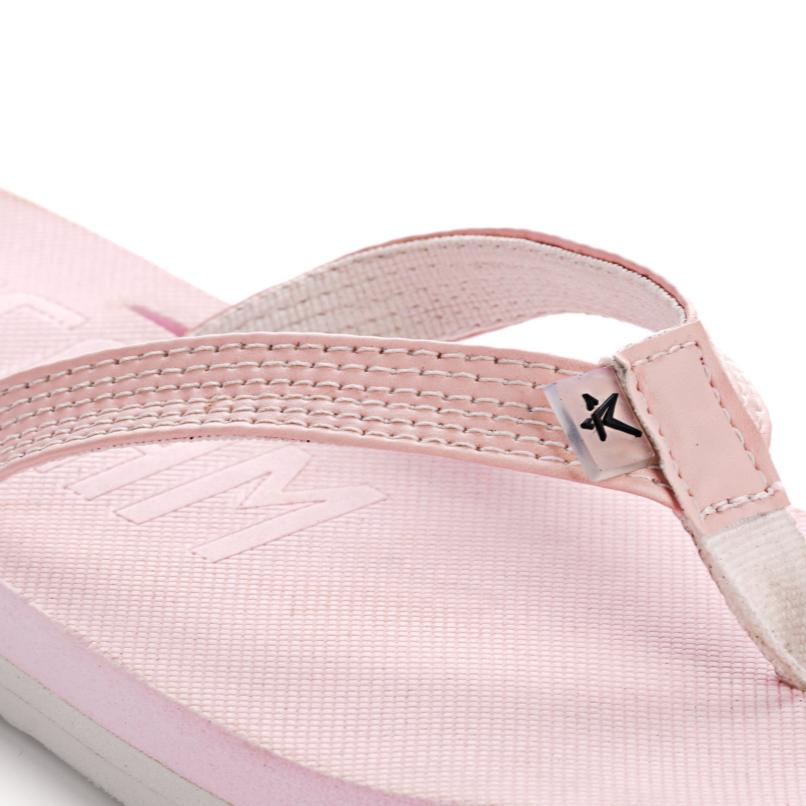 Pink Solid Textile Slip On Casual Slippers For Women