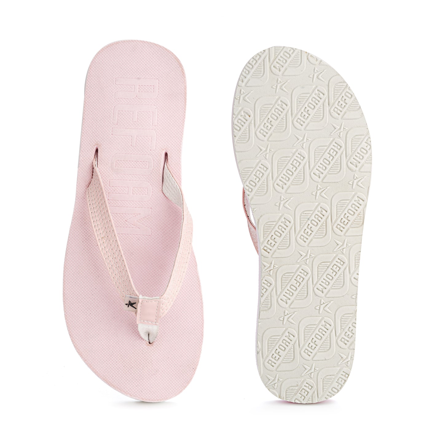 Pink Solid Textile Slip On Casual Slippers For Women