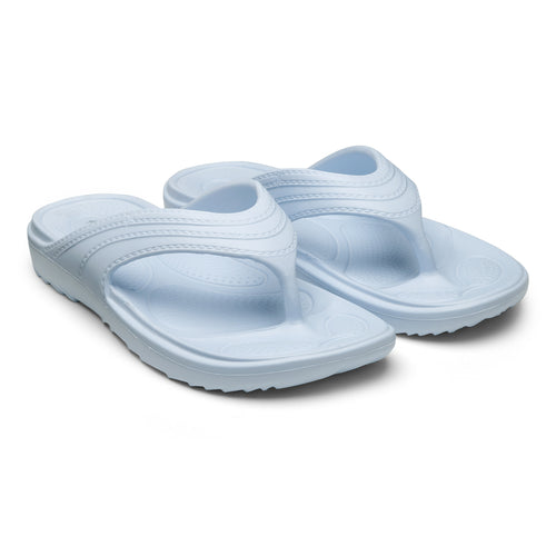 Load image into Gallery viewer, Powder Blue Solid EVA Slip on Slippers For Women&#39;s
