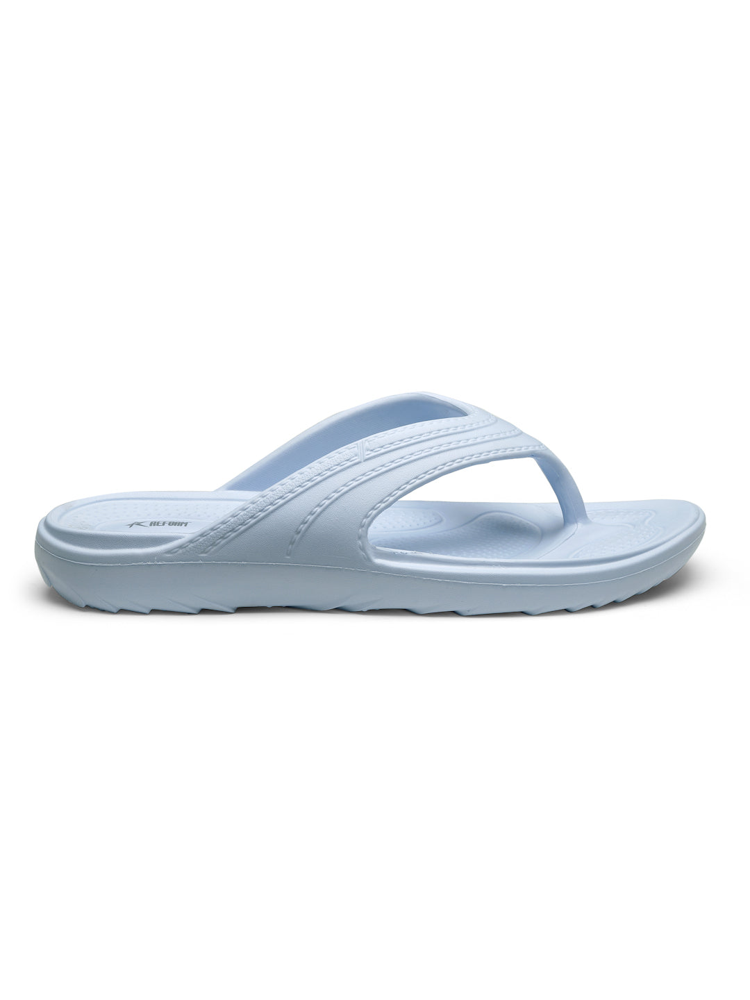 Powder Blue Solid EVA Slip on Slippers For Women's