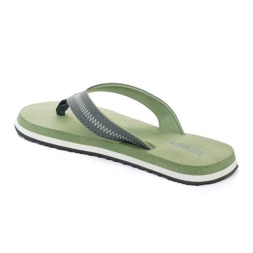 Load image into Gallery viewer, Olive Solid Rubber Slip On Casual Slippers For Women
