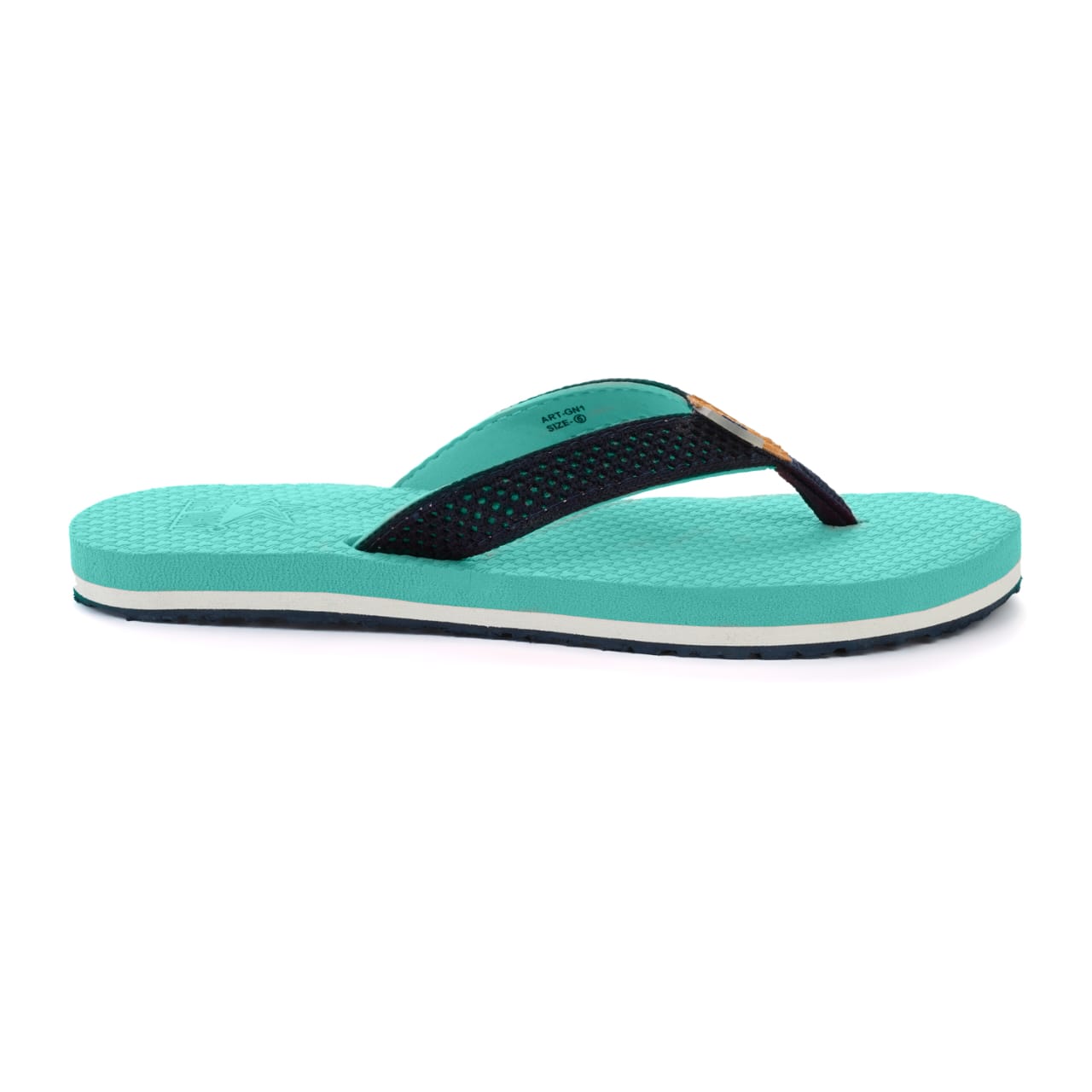 Green Solid Fabric Slip On Casual Slippers For Women