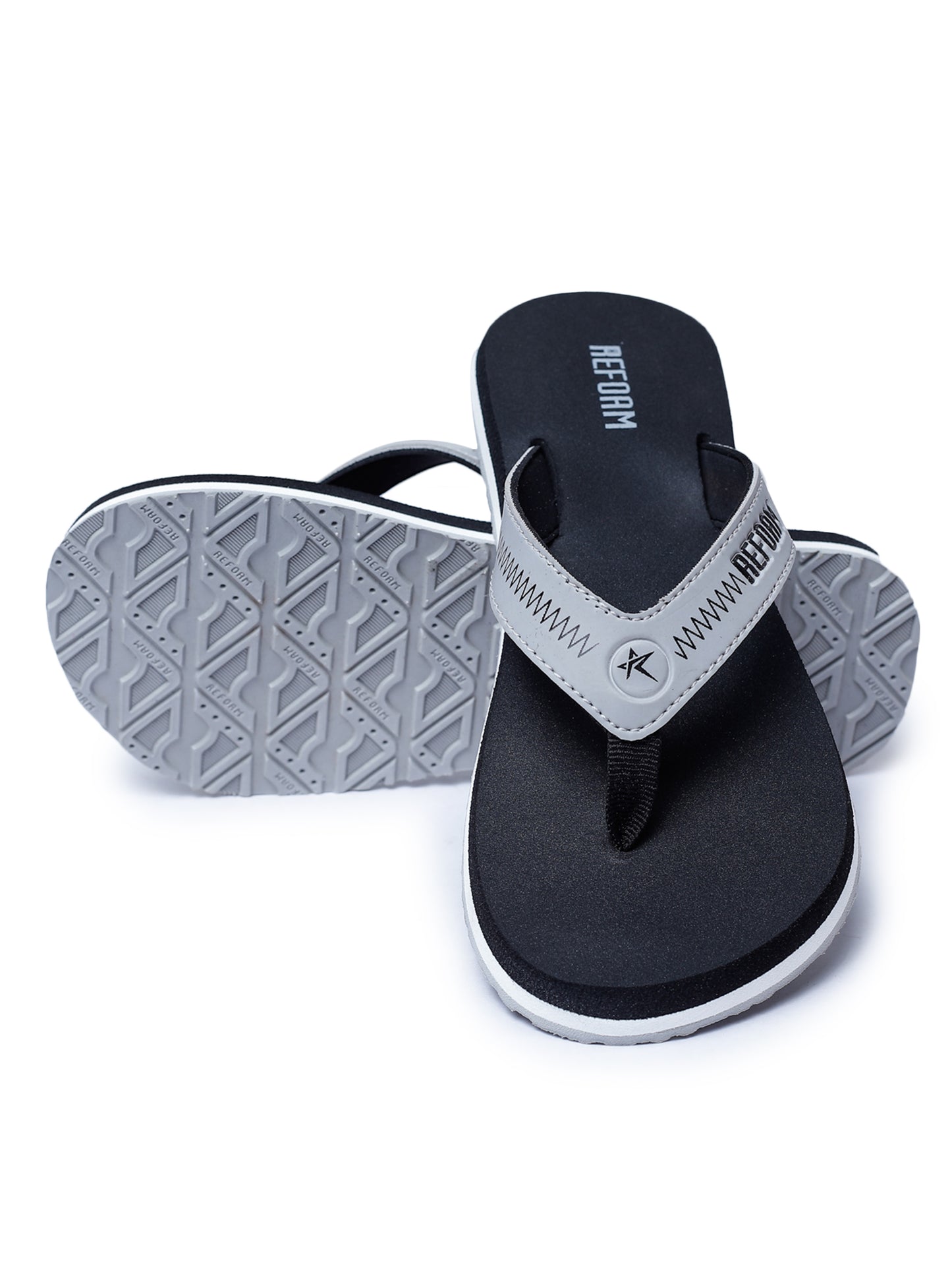 Black Solid Rubber Slip On Casual Slippers For Women