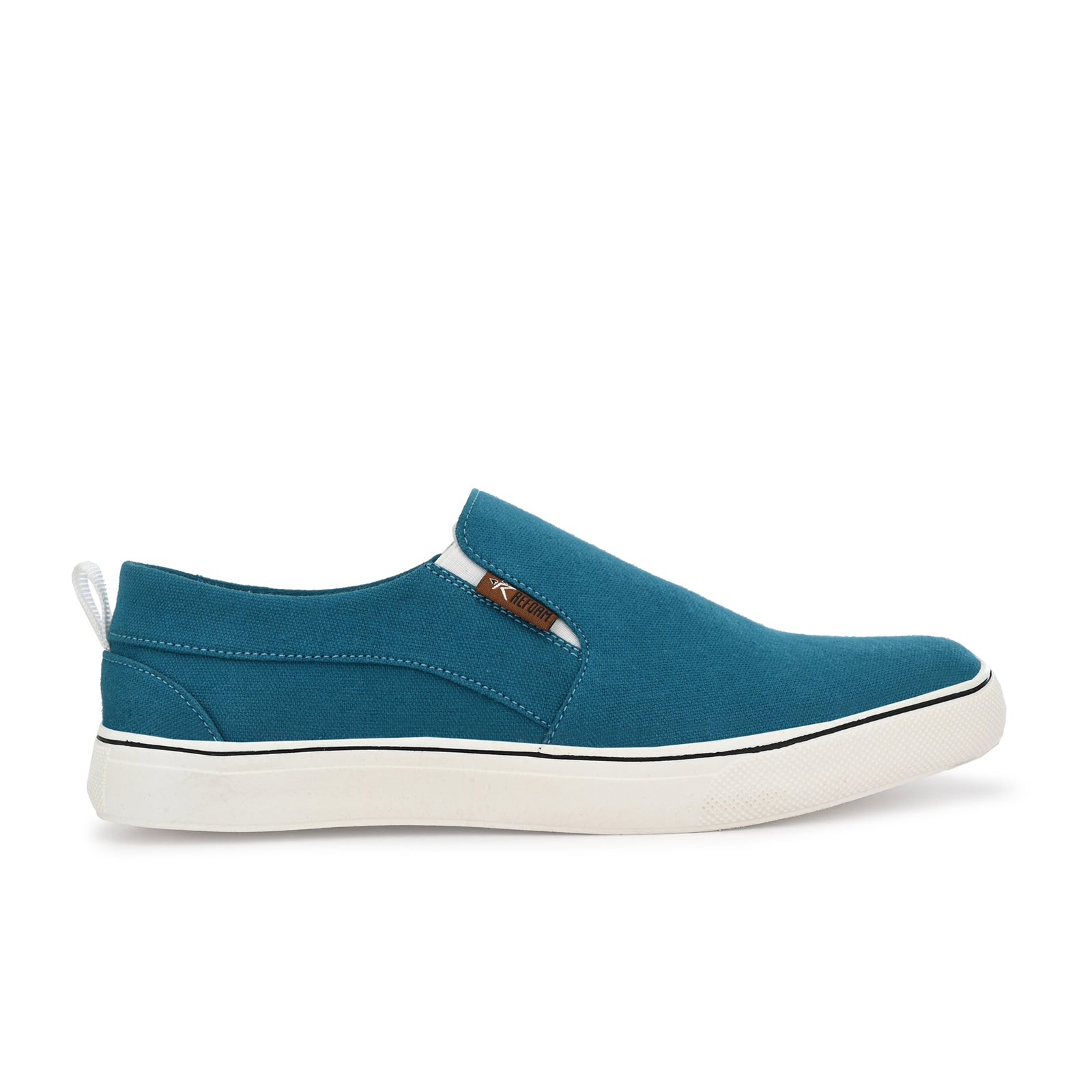 Green Solid Fabric Slip On Lifestyle Casual Shoes For Men