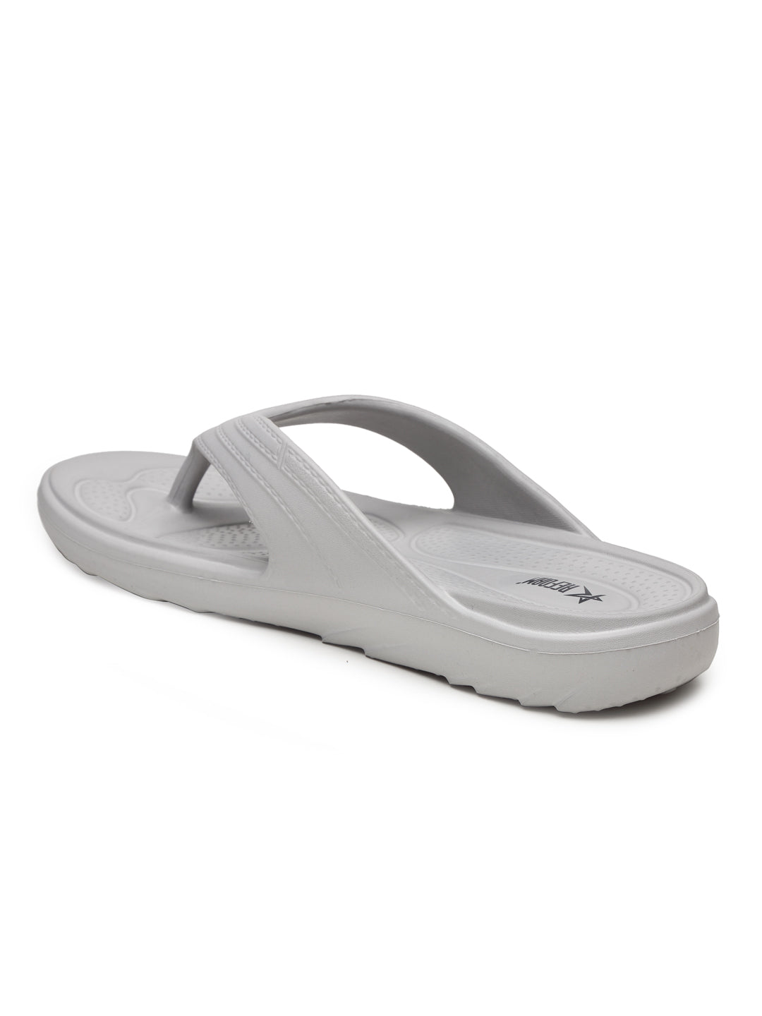 Light Grey Solid EVA Slip-On Slipper For Women