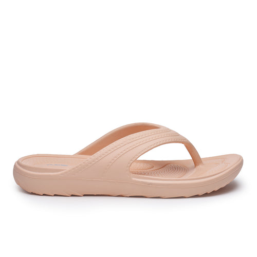 Load image into Gallery viewer, Peach Solid EVA Slip-On Slipper For Women
