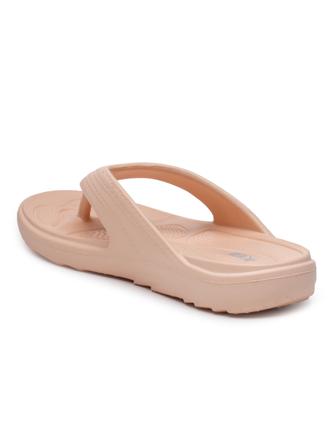 Peach Solid EVA Slip-On Slipper For Women