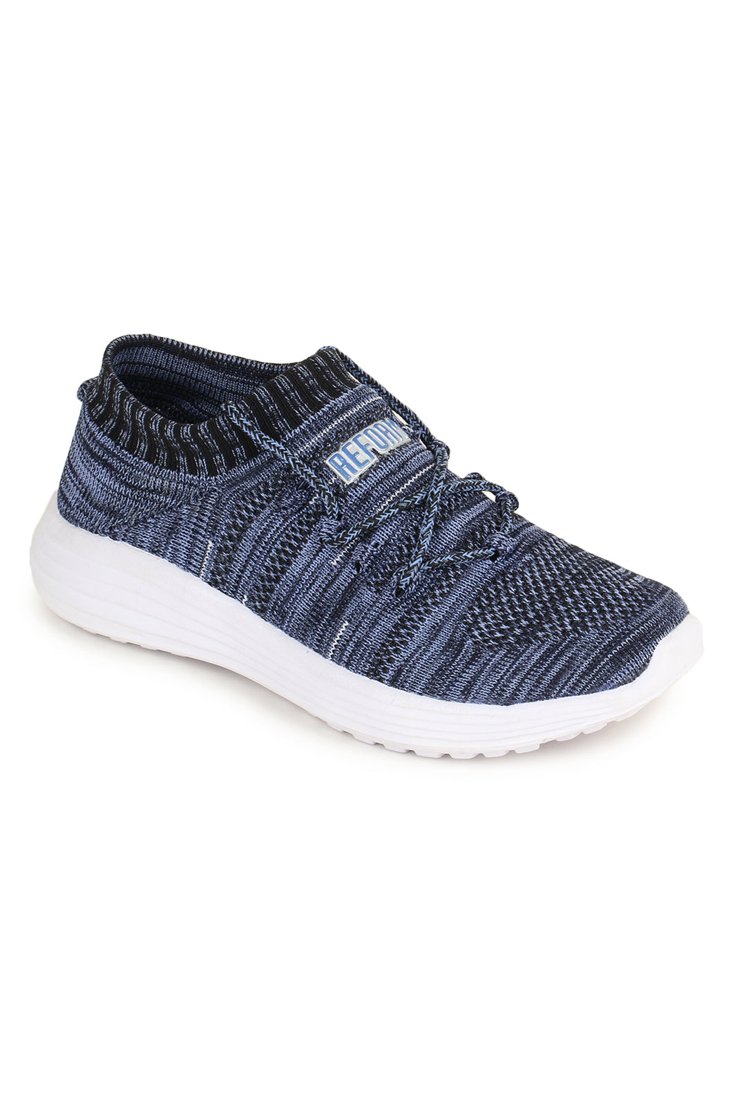 Grey Solid Mesh Lace Up Running Sport Shoes For Women