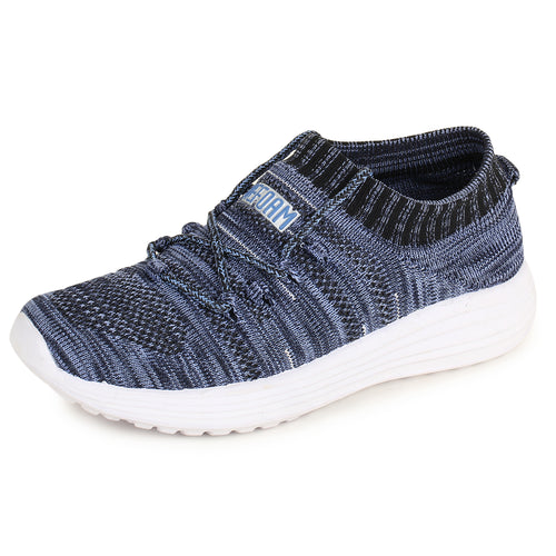 Load image into Gallery viewer, Grey Solid Mesh Lace Up Running Sport Shoes For Women
