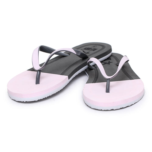 Load image into Gallery viewer, Pink Solid Rubber Slip On Casual Slippers For Women
