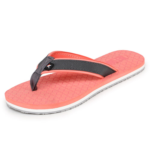 Load image into Gallery viewer, Pink Solid Rubber Slip On Casual Slippers For Women
