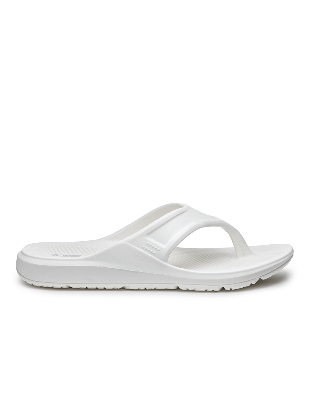 Off White Solid EVA Slip-On Sliders For Men