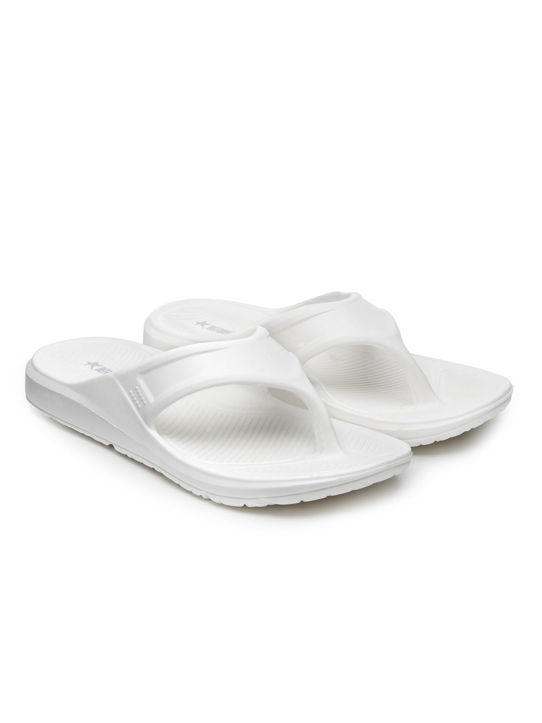 Off White Solid EVA Slip-On Sliders For Men