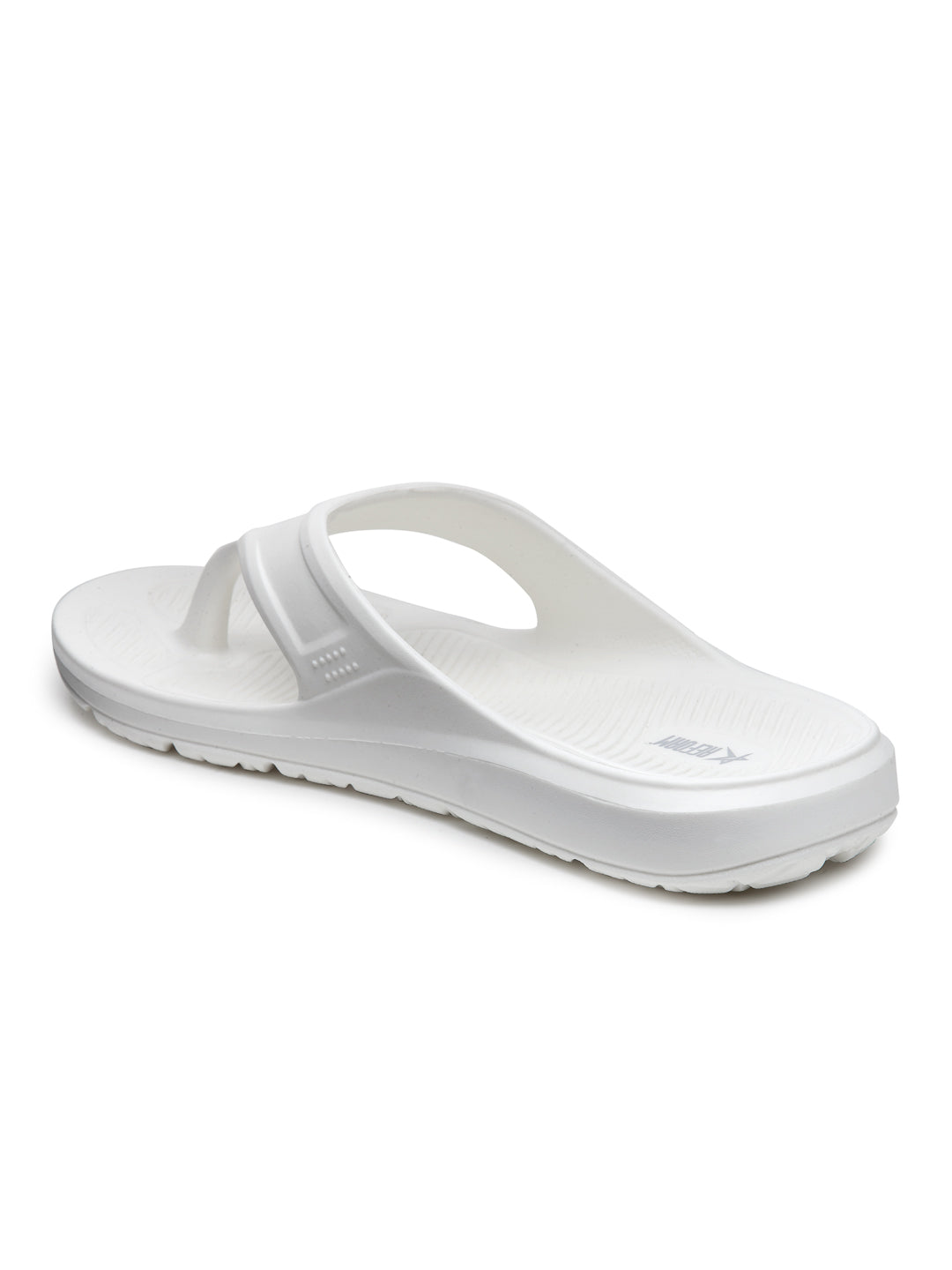 Off White Solid EVA Slip-On Sliders For Men