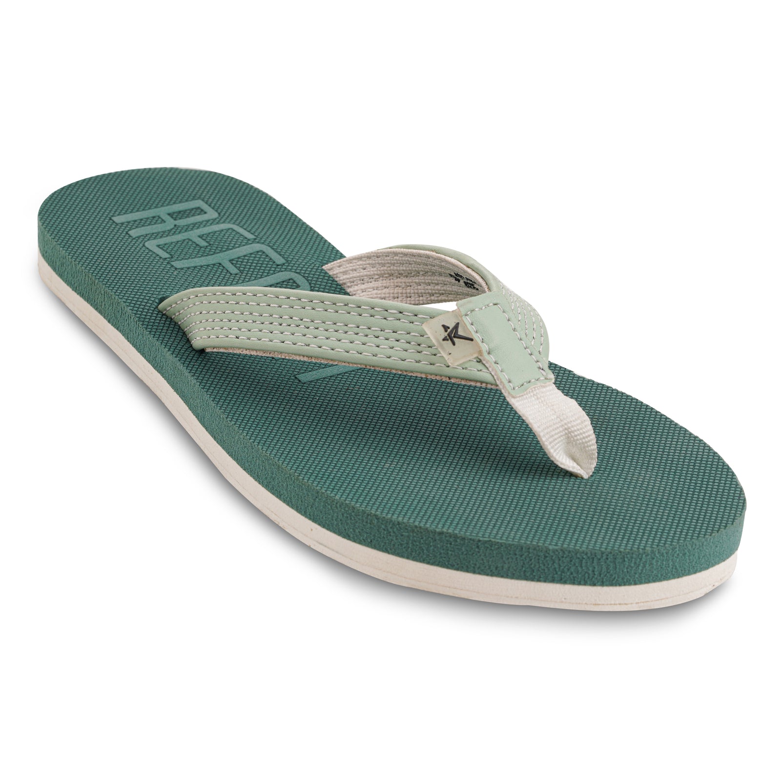 Refoam Green Textile Slip On Slippers Flip Flop For Women s