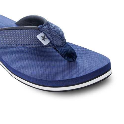 Load image into Gallery viewer, Blue Solid Comfort Foam Slip On Casual Slipper for Men
