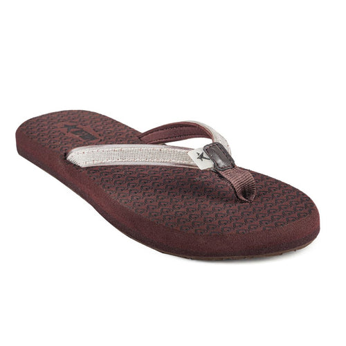 Load image into Gallery viewer, Brown Solid Comfort Foam Slip On Casual Slipper for Women
