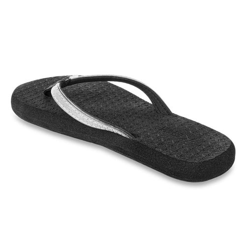 Load image into Gallery viewer, Black Solid Comfort Foam Slip On Casual Slipper for Women
