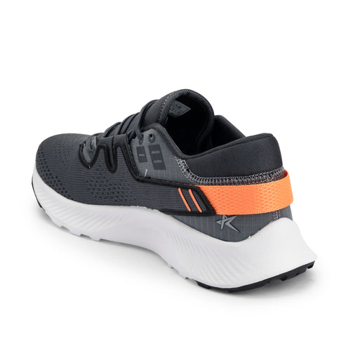 Load image into Gallery viewer, Black Solid Mesh Lace Up Running Sport Shoes For Men
